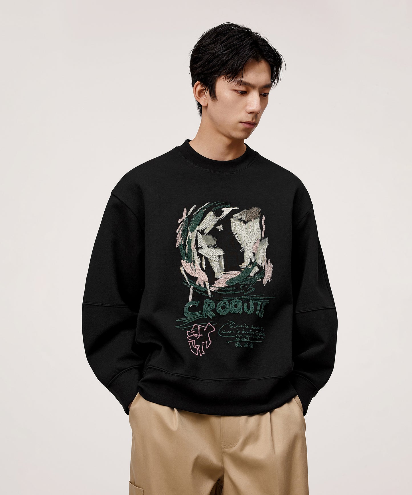 [CROQUIS]
Abstract Earth Sweatshirt