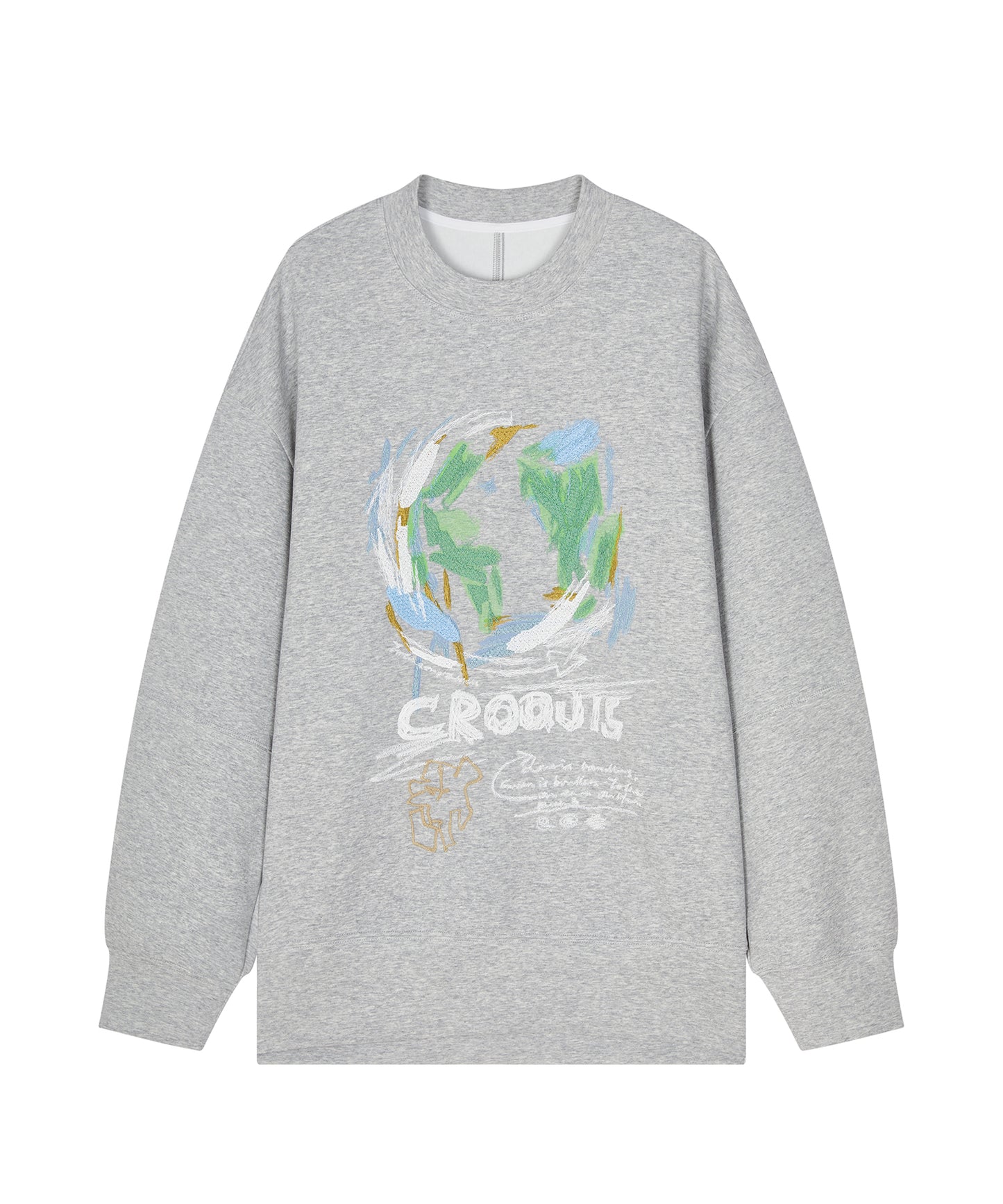 [CROQUIS]
Abstract Earth Sweatshirt