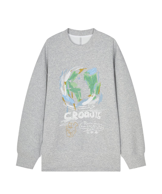 [CROQUIS] Abstract Earth Sweatshirt