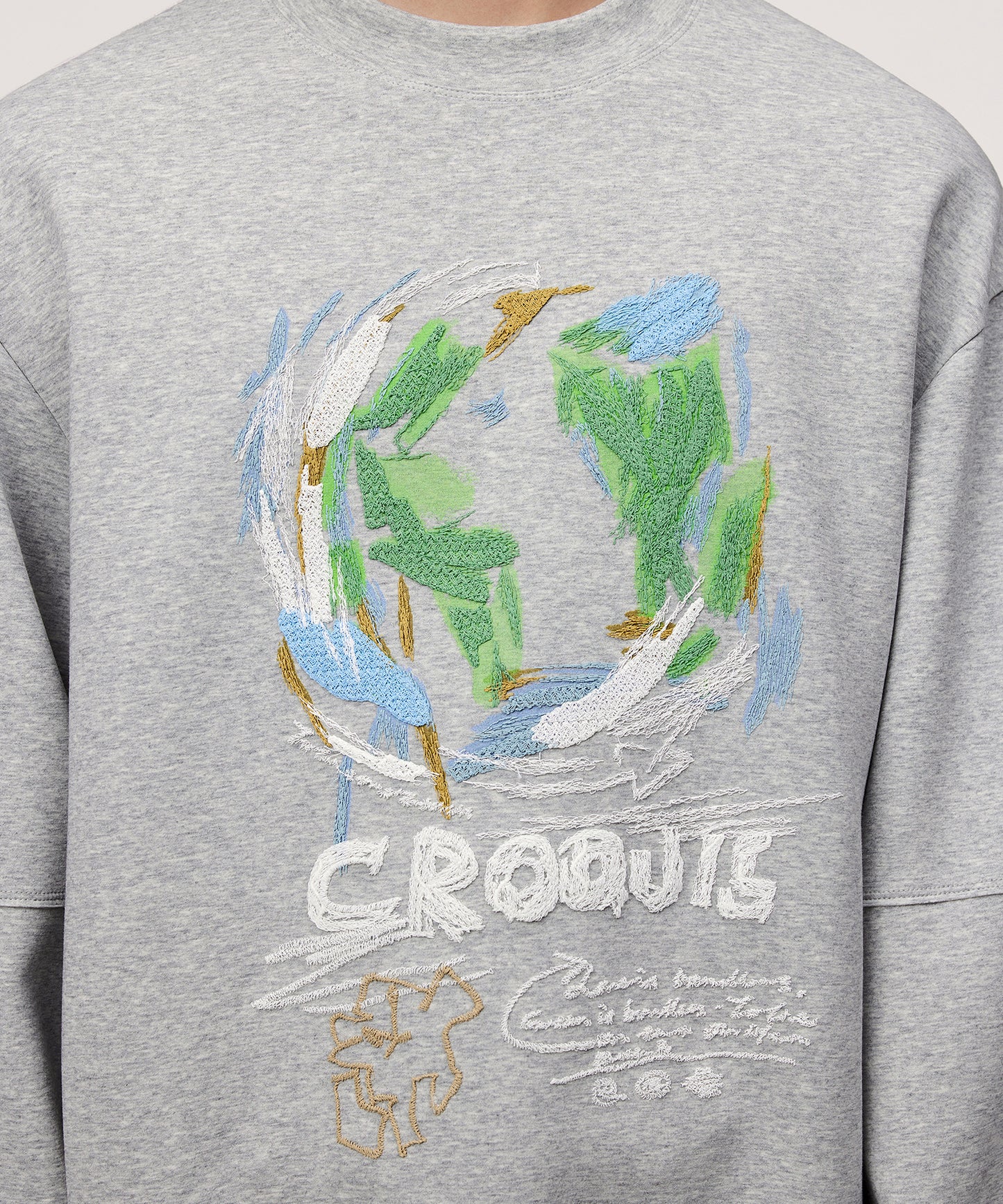 [CROQUIS]
Abstract Earth Sweatshirt