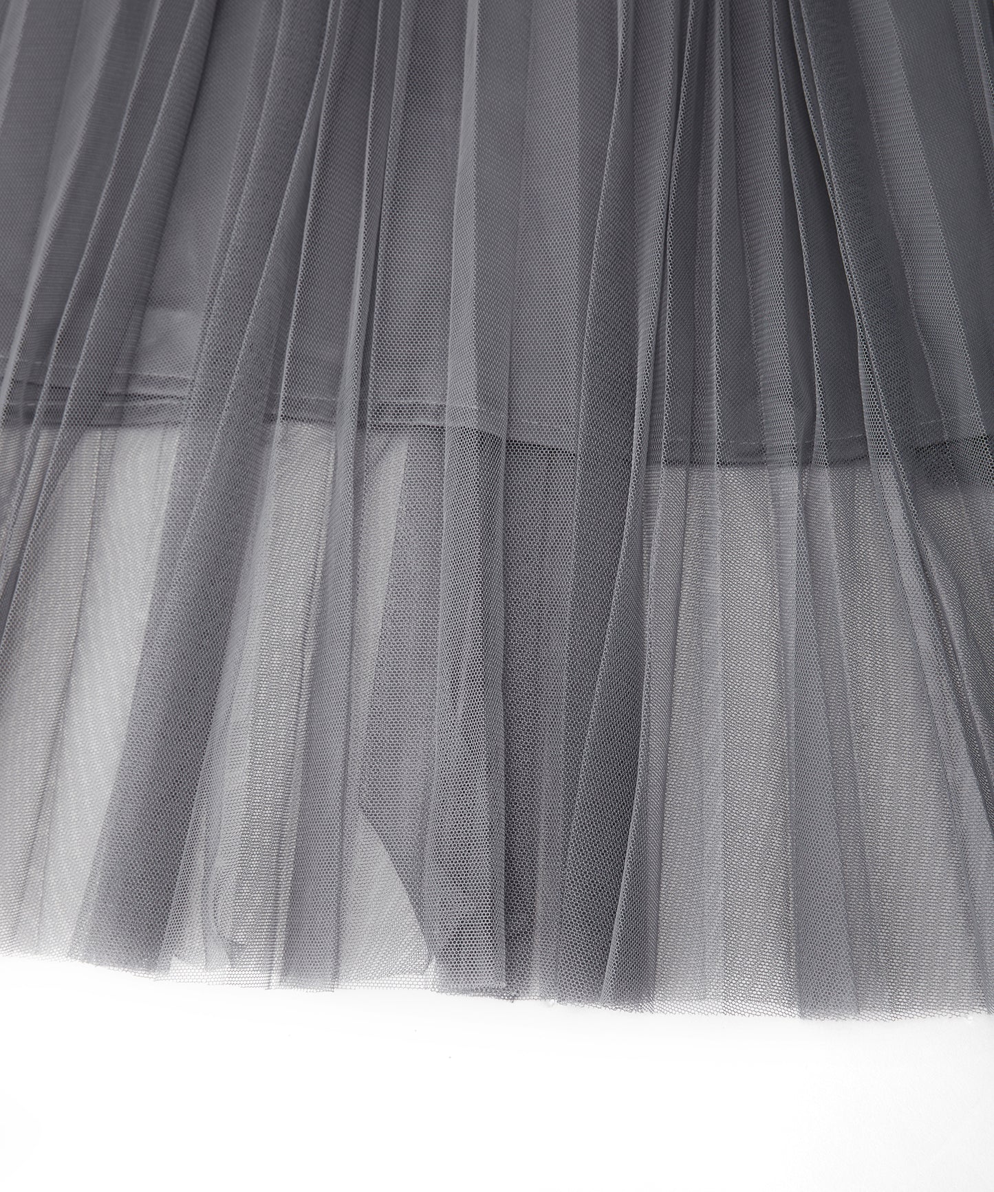 Slim-fit Tulle Long Dress