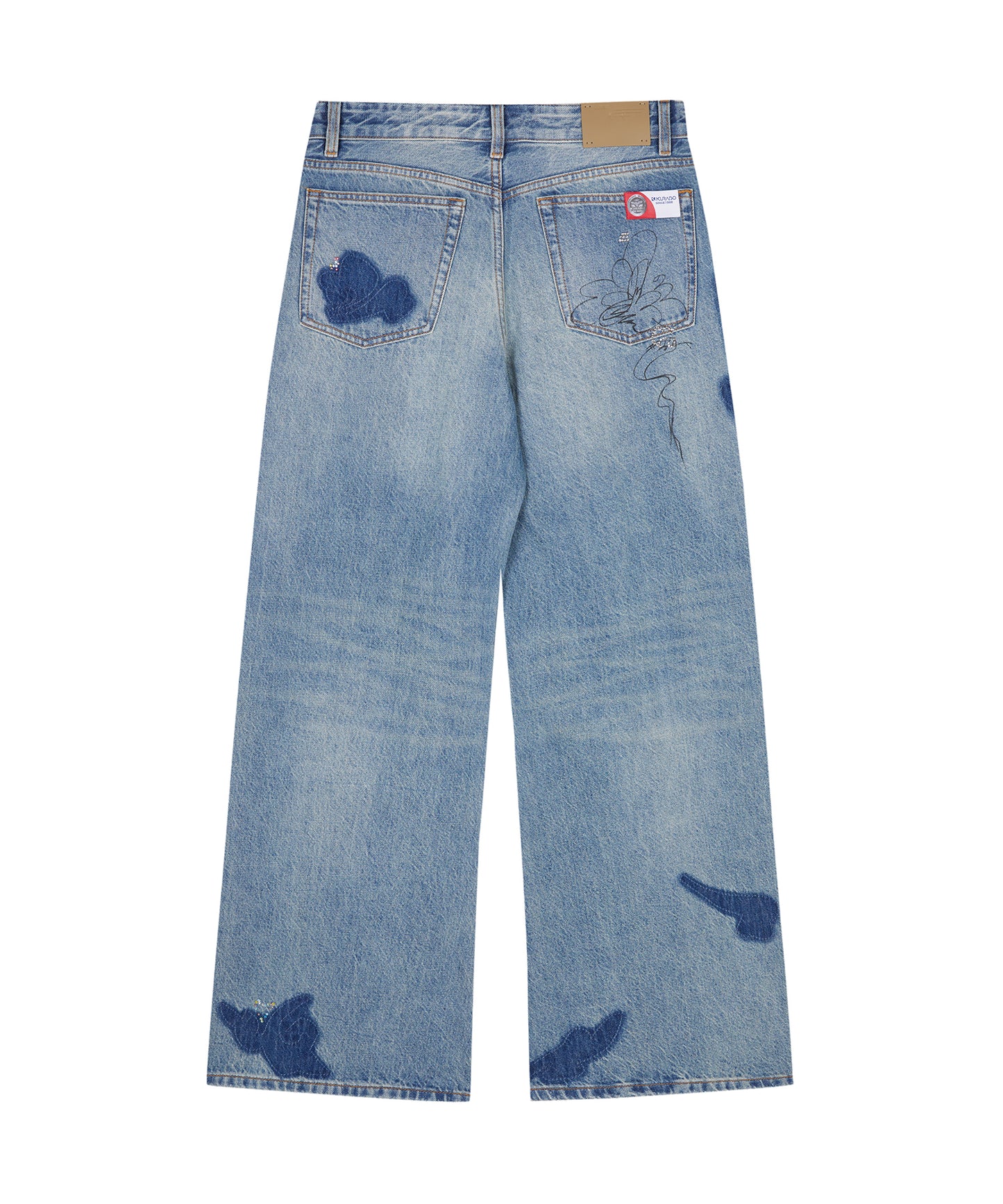 JNBY × KURABO Denim Hand-painted Jeans