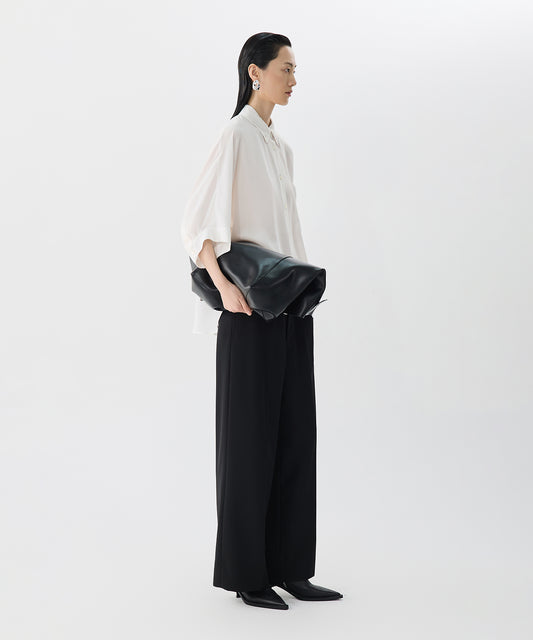 Premium Wool Straight-leg Trousers