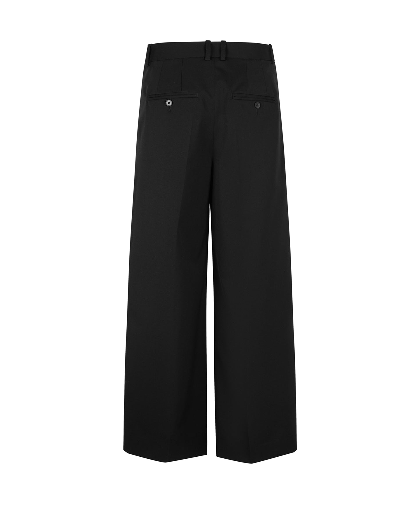 Premium Wool Straight-leg Trousers