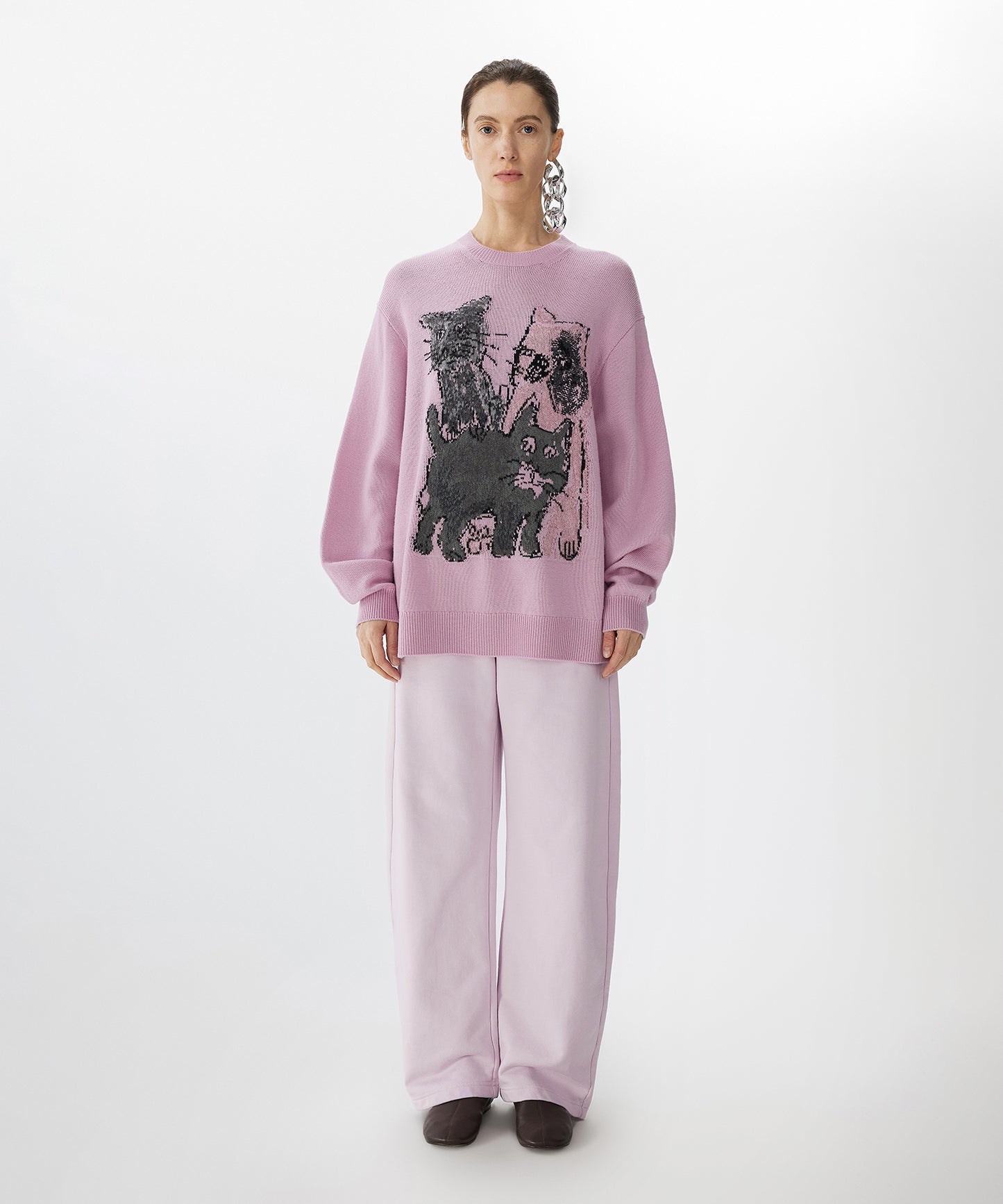 Relaxed Banana Silhouette Sweatpants