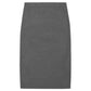 Elegant Ribbed Knit Pencil Skirt