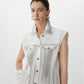 Versatile Oversized Denim Vest