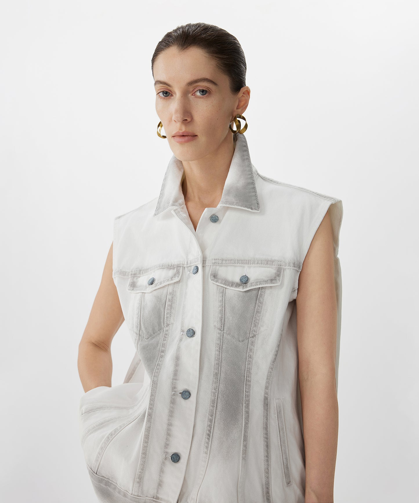 Versatile Oversized Denim Vest