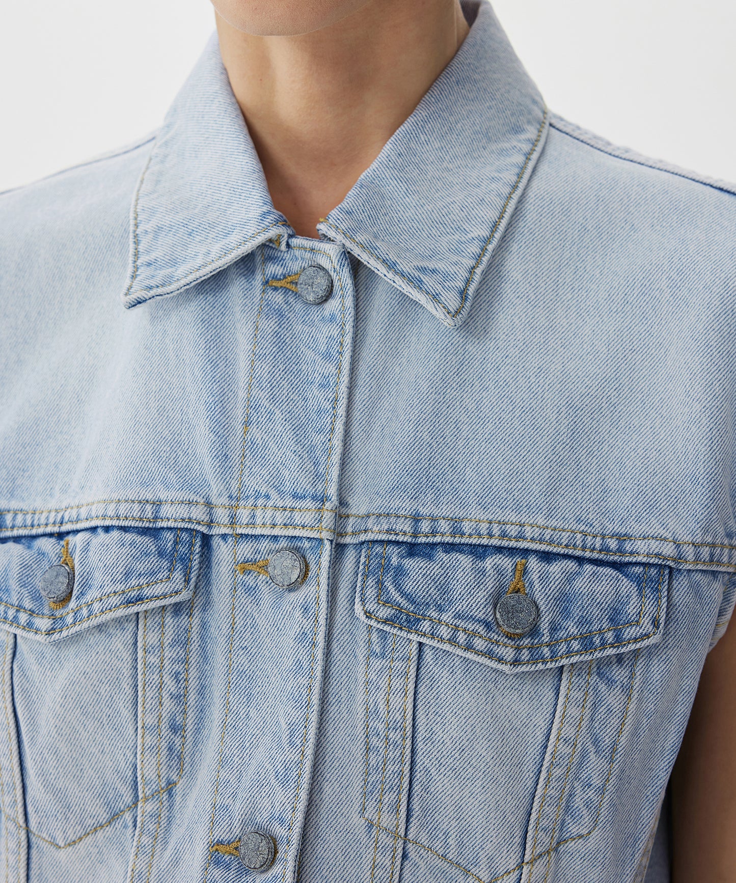 Versatile Oversized Denim Vest