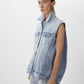 Versatile Oversized Denim Vest