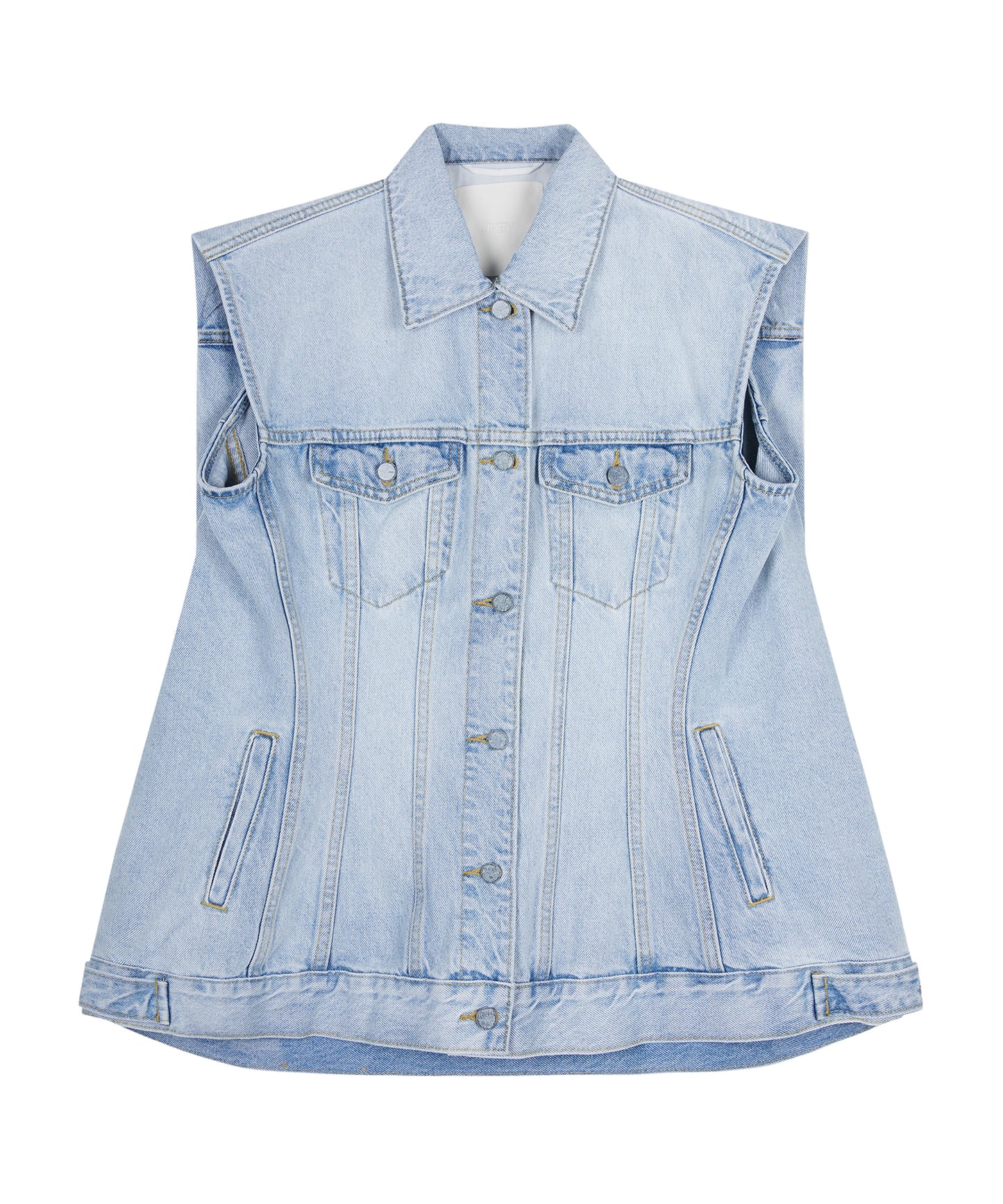 Versatile Oversized Denim Vest