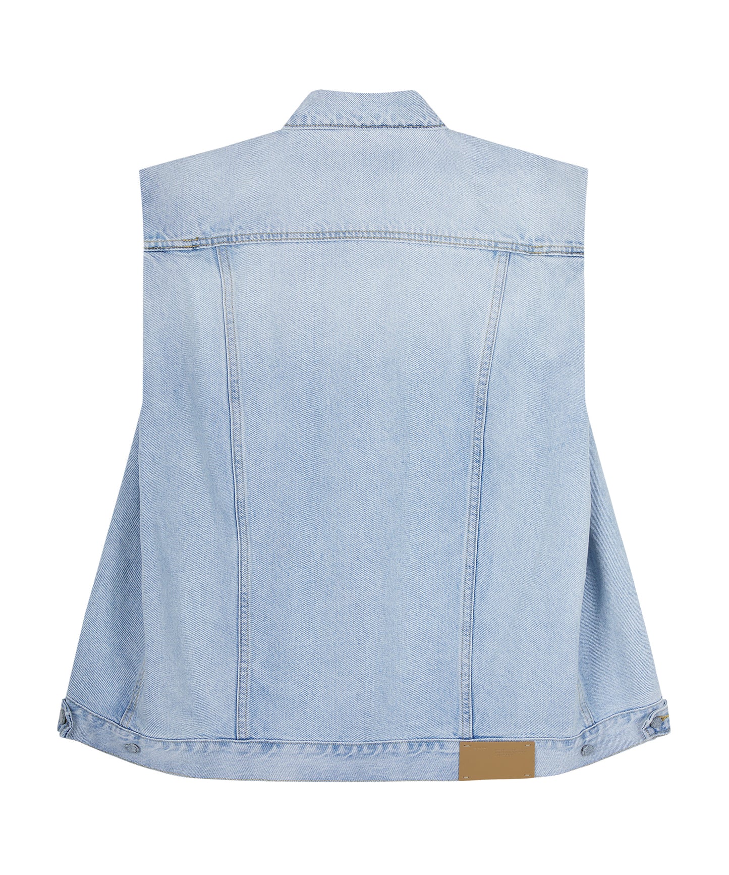 Versatile Oversized Denim Vest