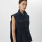 Versatile Oversized Denim Vest