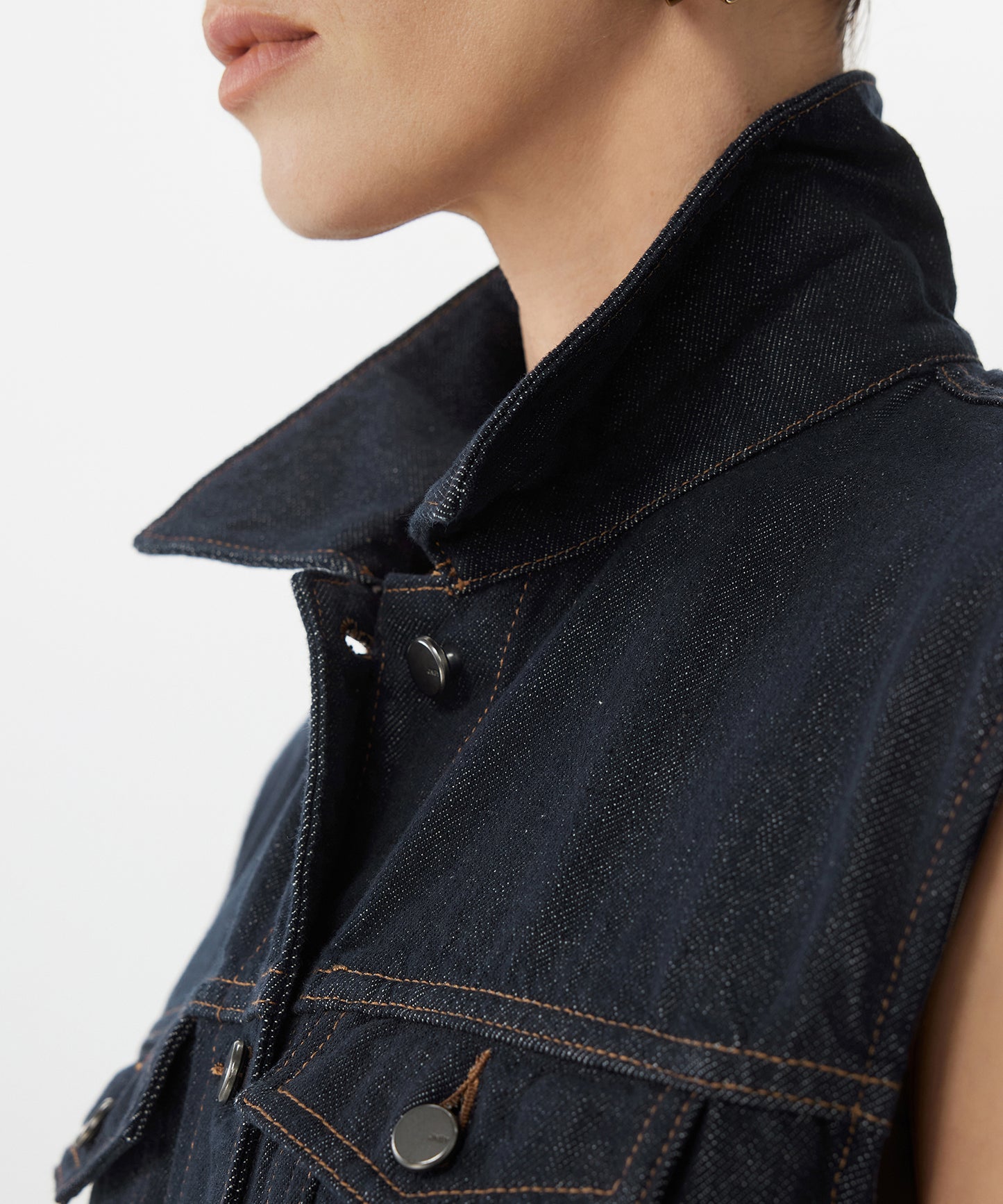 Versatile Oversized Denim Vest