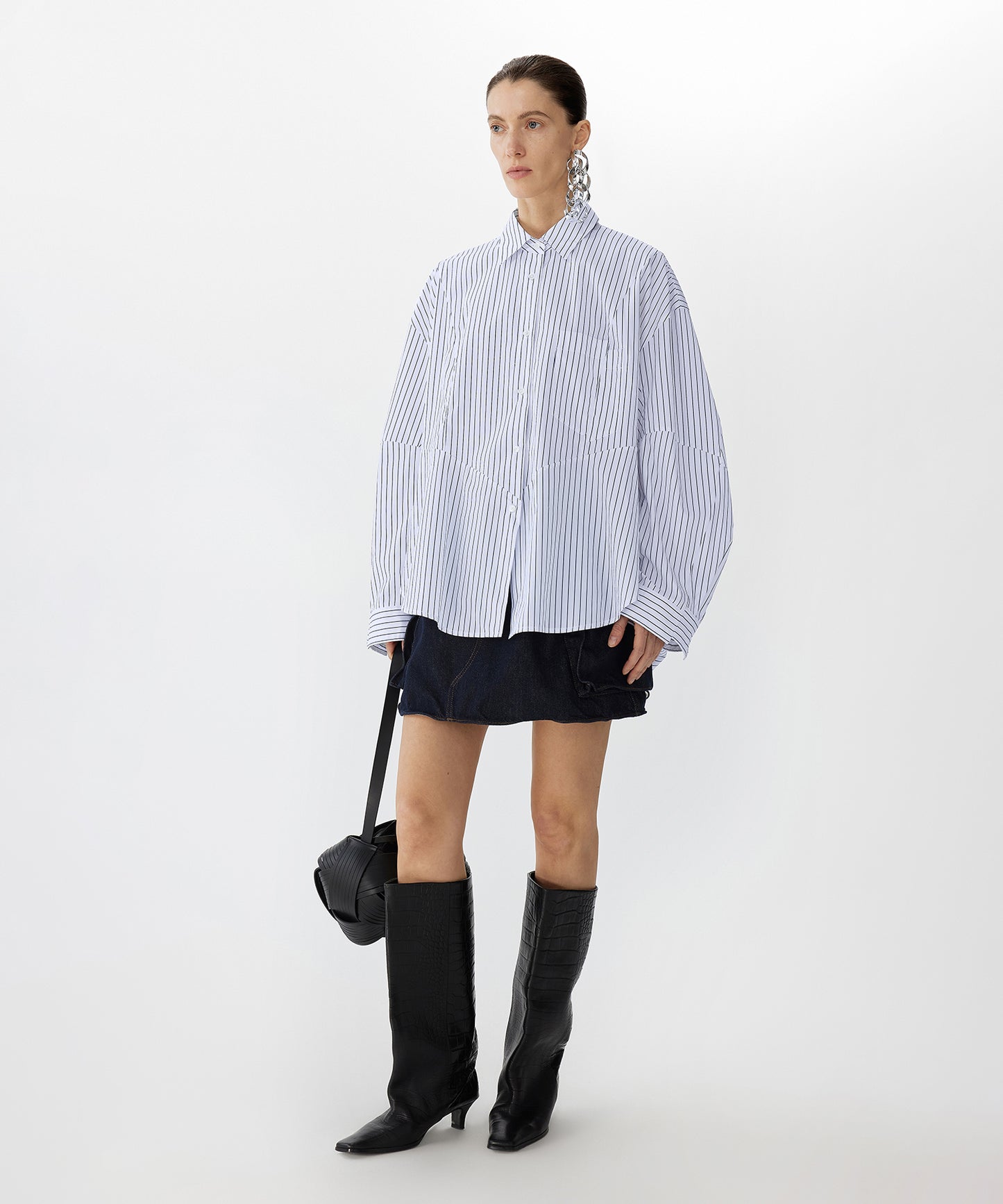 Timeless Striped Oversized Shirt