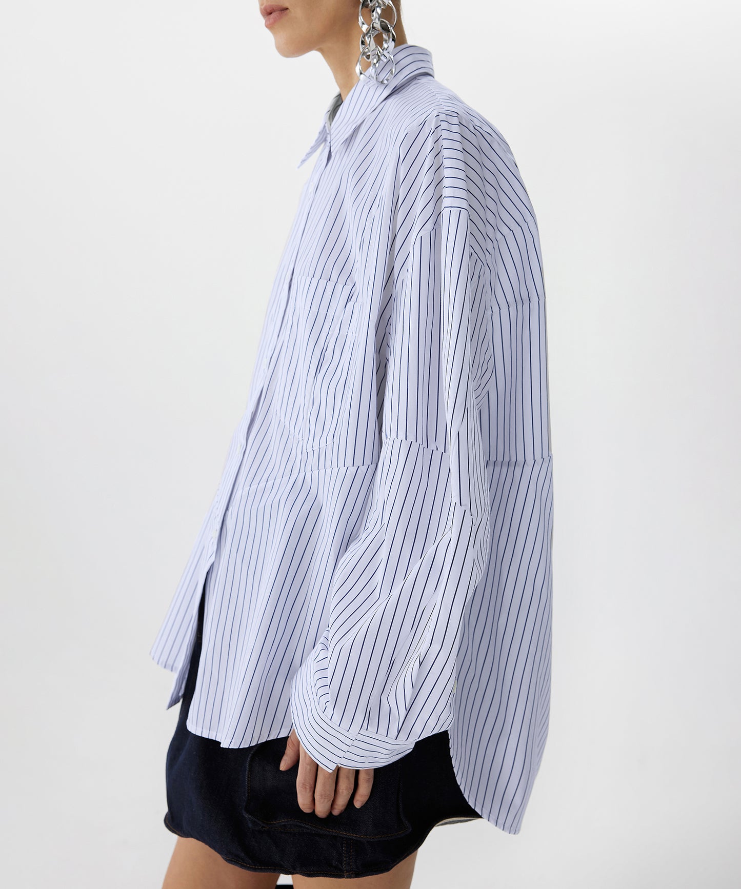 Timeless Striped Oversized Shirt