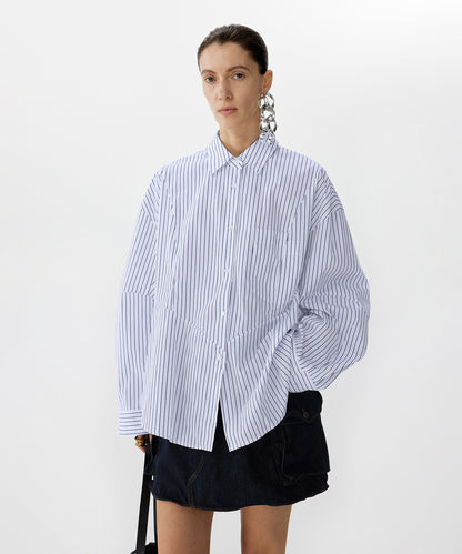 Timeless Striped Oversized Shirt