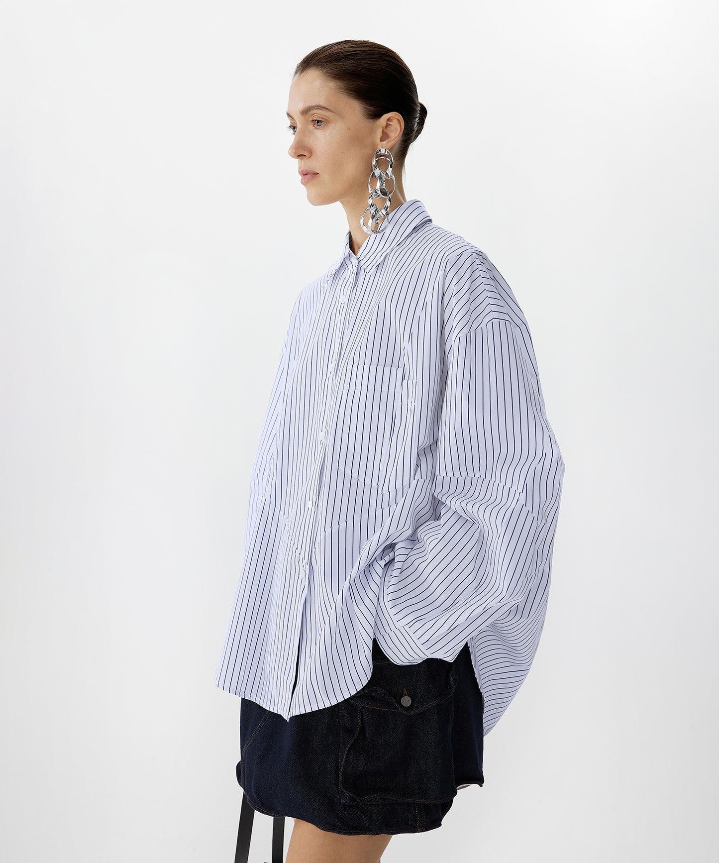 Timeless Striped Oversized Shirt