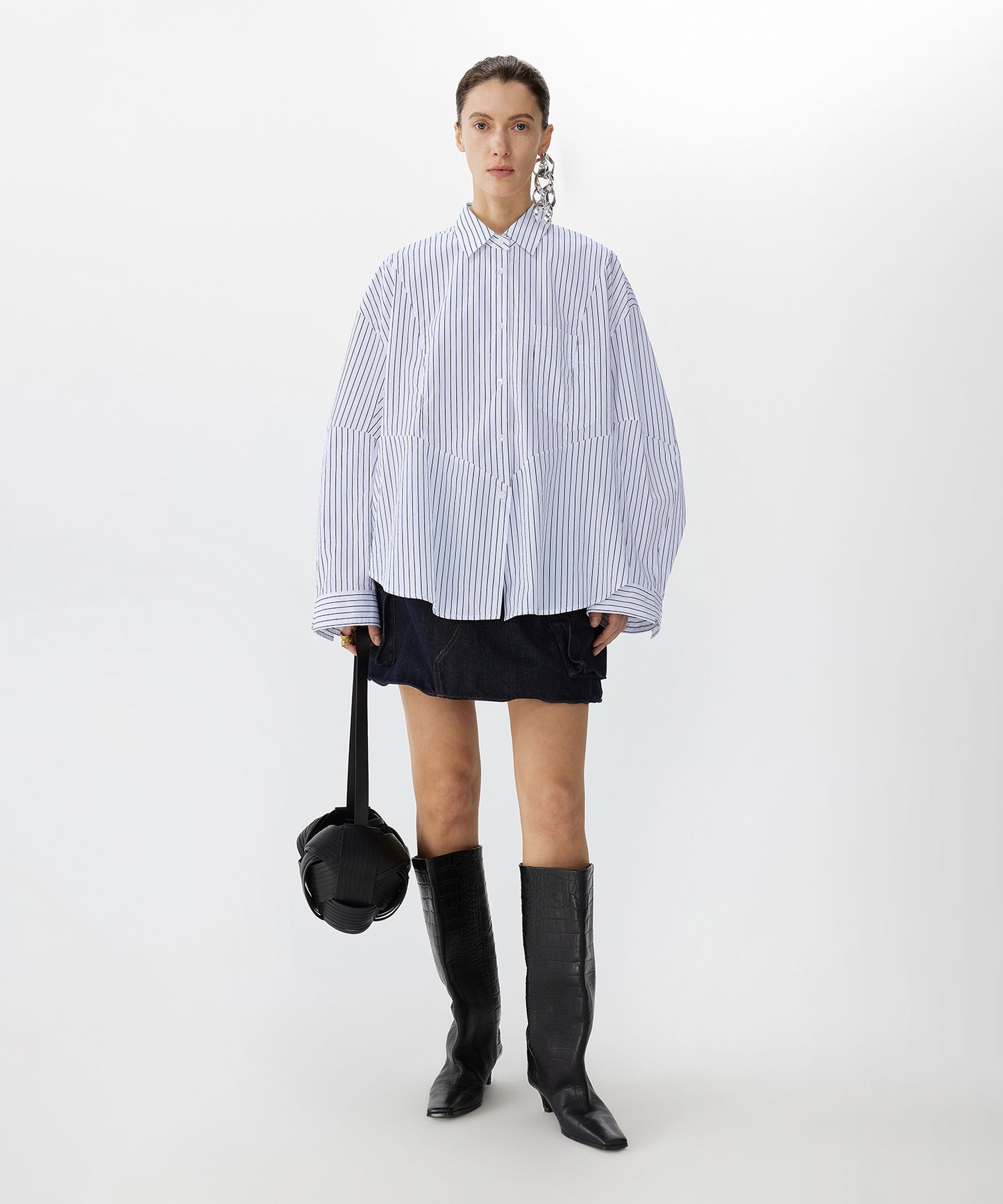 Timeless Striped Oversized Shirt