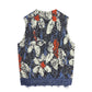 Retro Floral Knit Vest