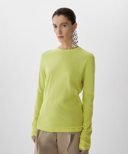 Layered Twin Long-sleeve Top