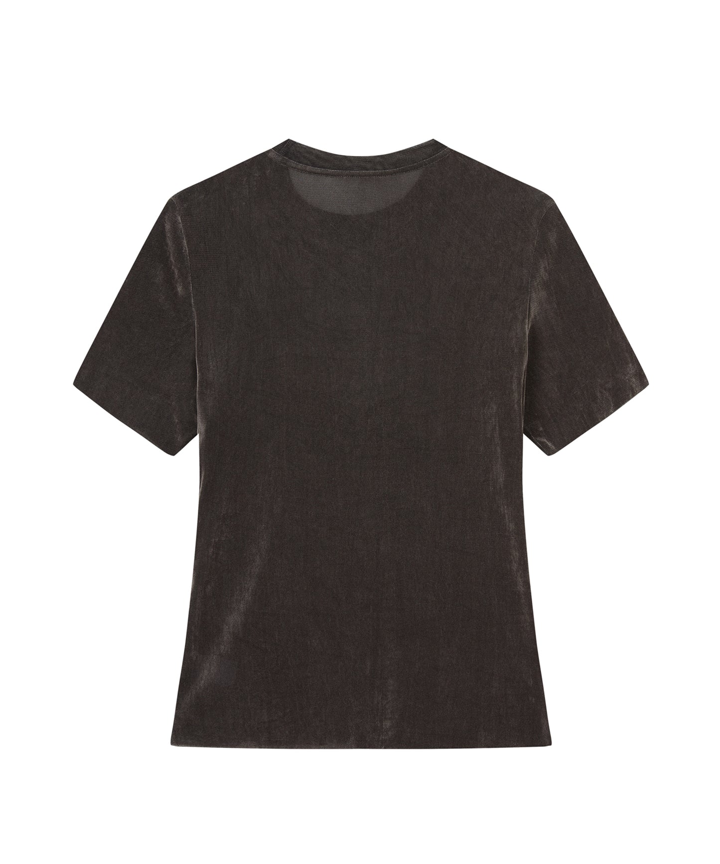 Velour Short Sleeve Top