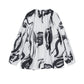 Brushstroke Floral Smock Shirt