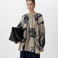 Brushstroke Floral Smock Shirt