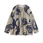 Brushstroke Floral Smock Shirt