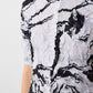 Brushstroke Floral Crinkled Shirt