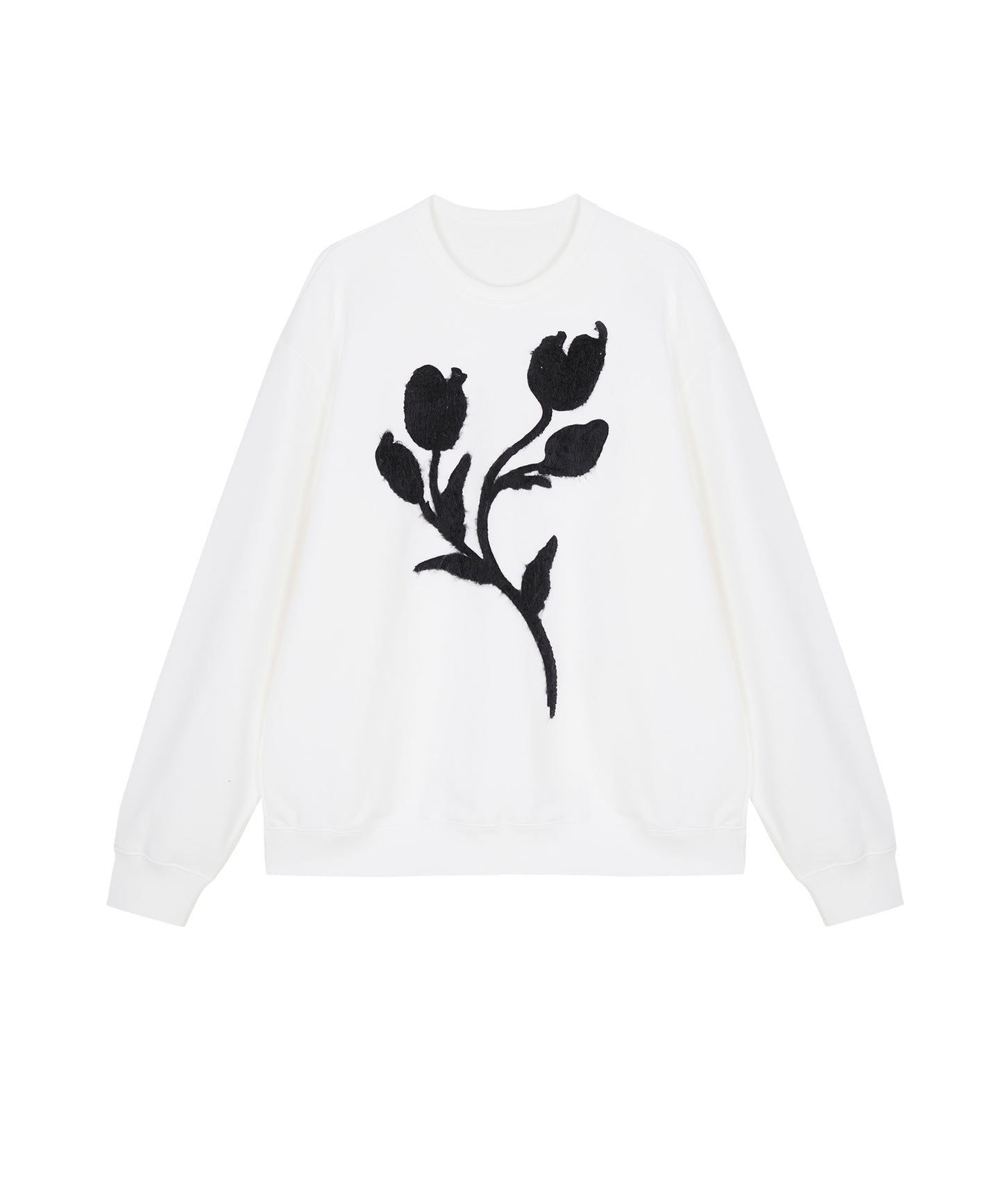 3D Floral Sweatshirt