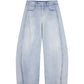 Sophisticated Curved-leg Jeans