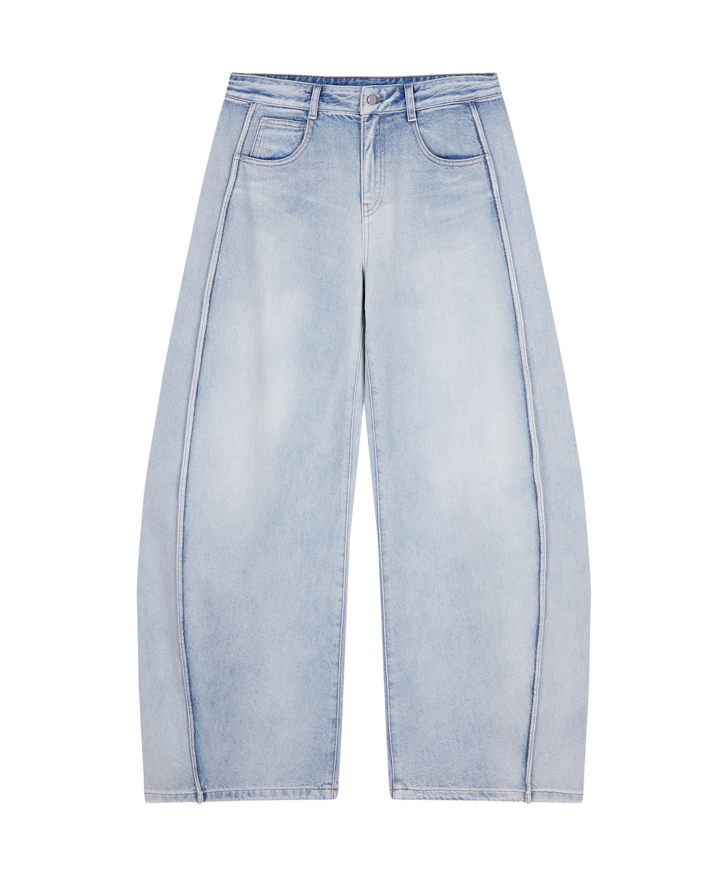 Sophisticated Curved-leg Jeans