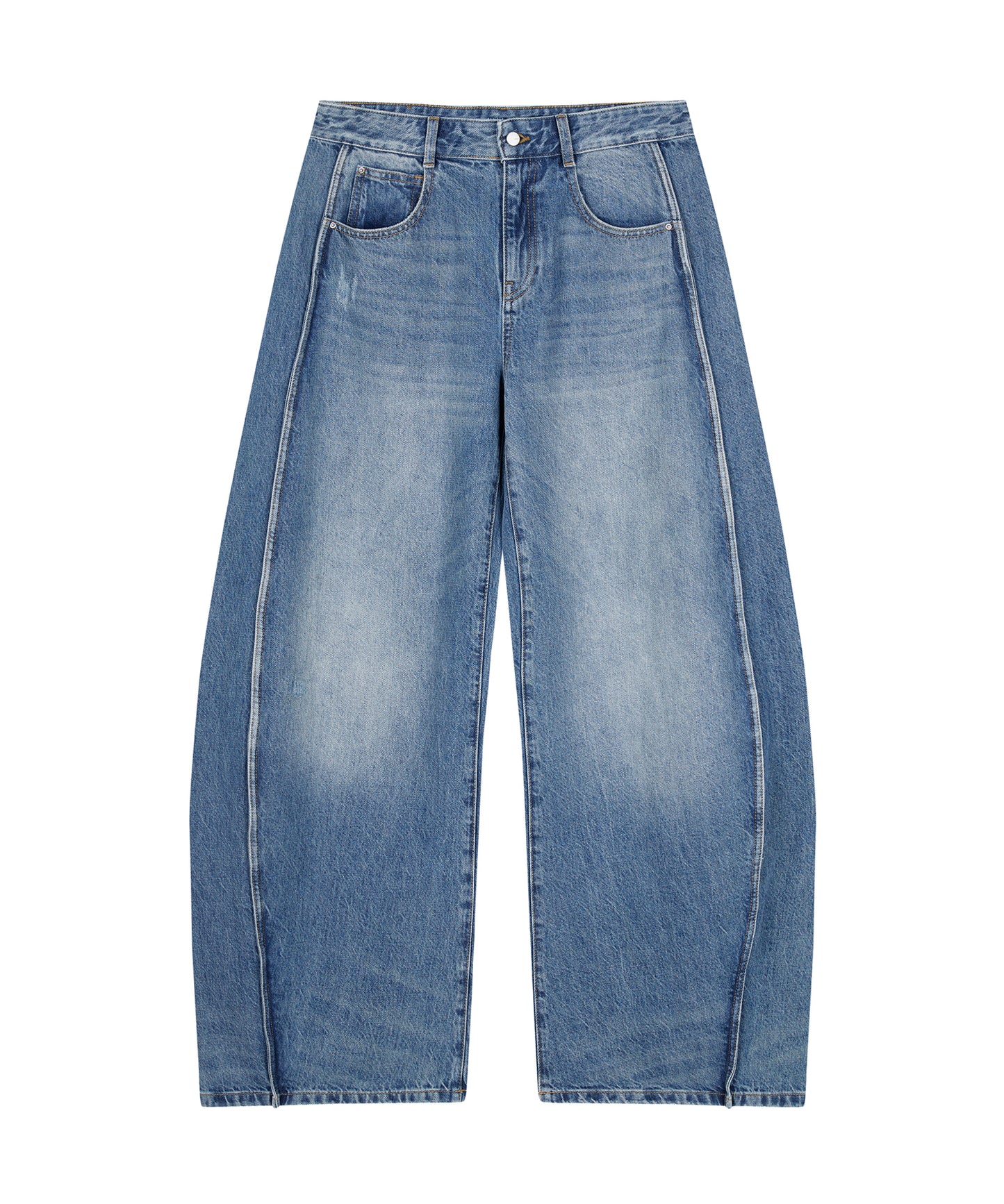 Sophisticated Curved-leg Jeans