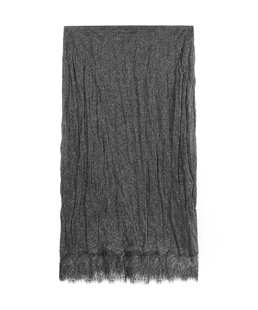 Shimmer Lace Knit Skirt