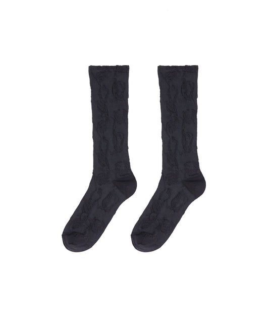 Textured Jacquard Socks