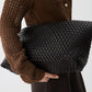 Soft Braided Faux Leather Mesh Bag