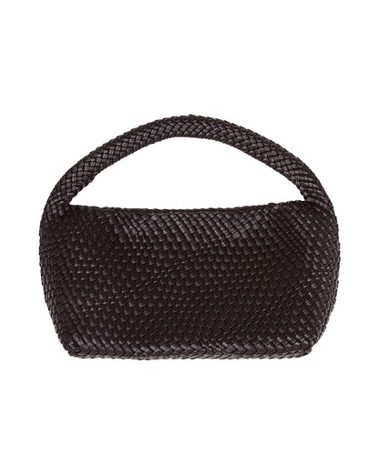 Soft Braided Faux Leather Mesh Bag