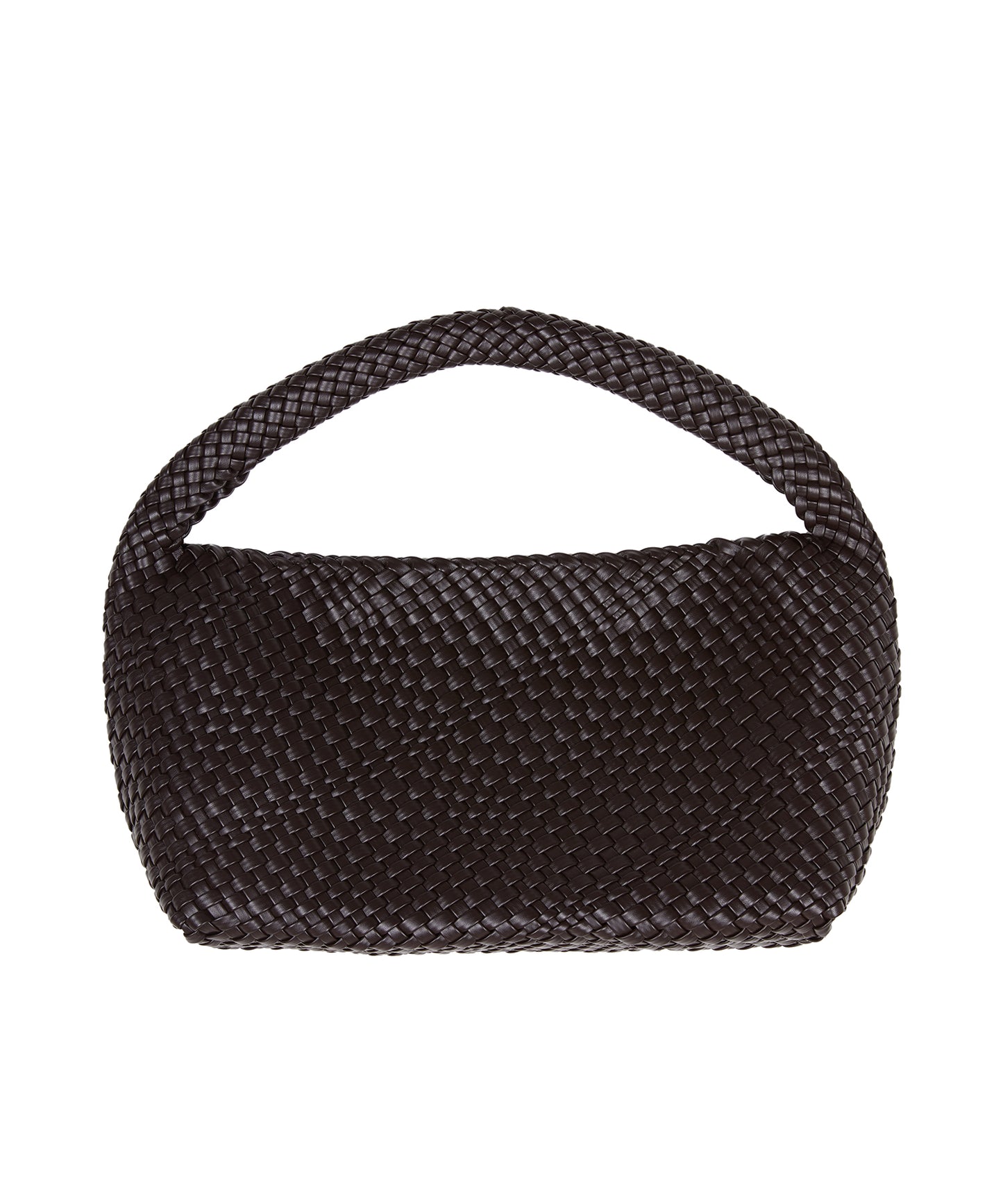 Soft Braided Faux Leather Mesh Bag