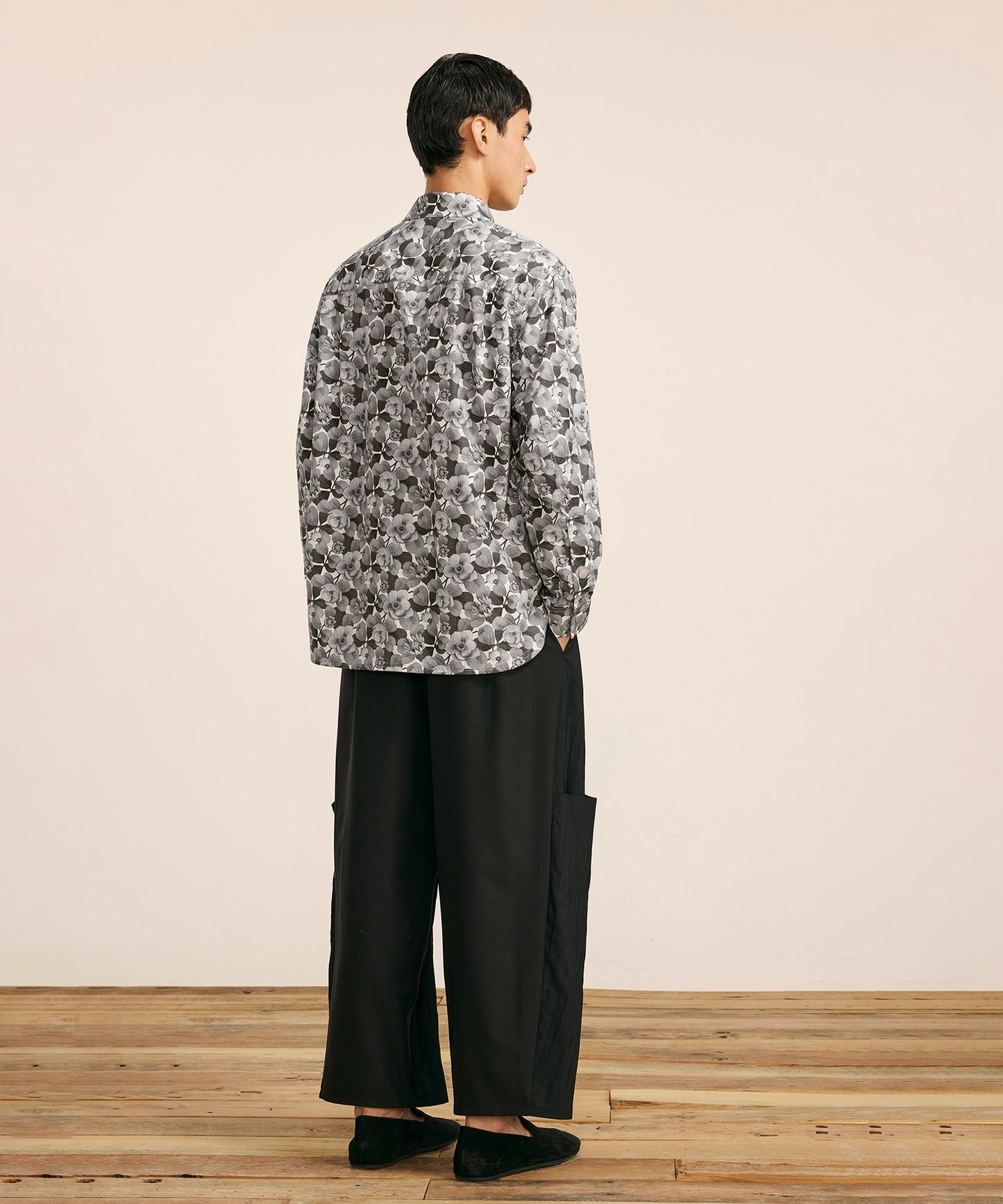 [CROQUIS] Liberty Print Placket Shirt