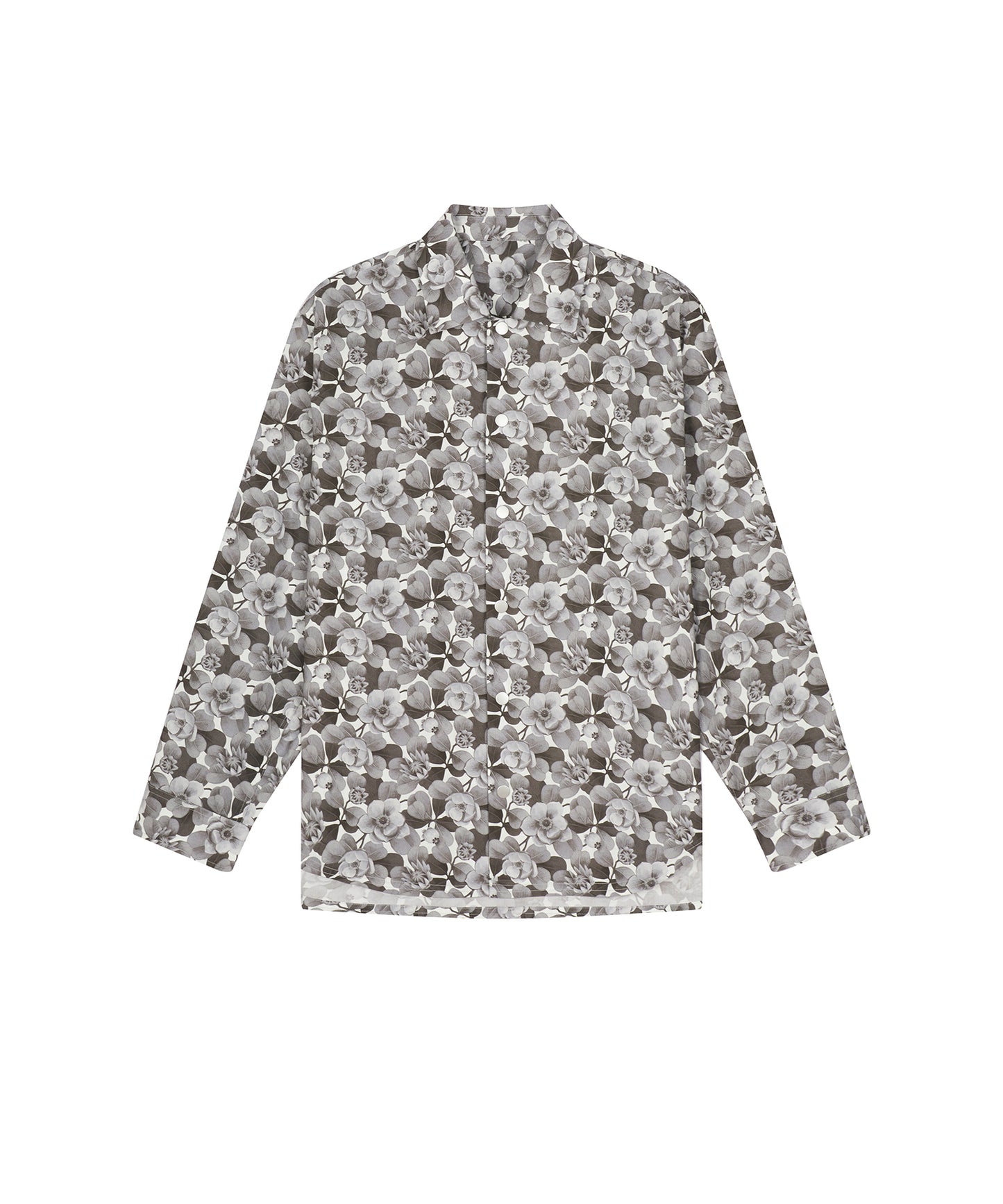 [CROQUIS] Liberty Print Placket Shirt