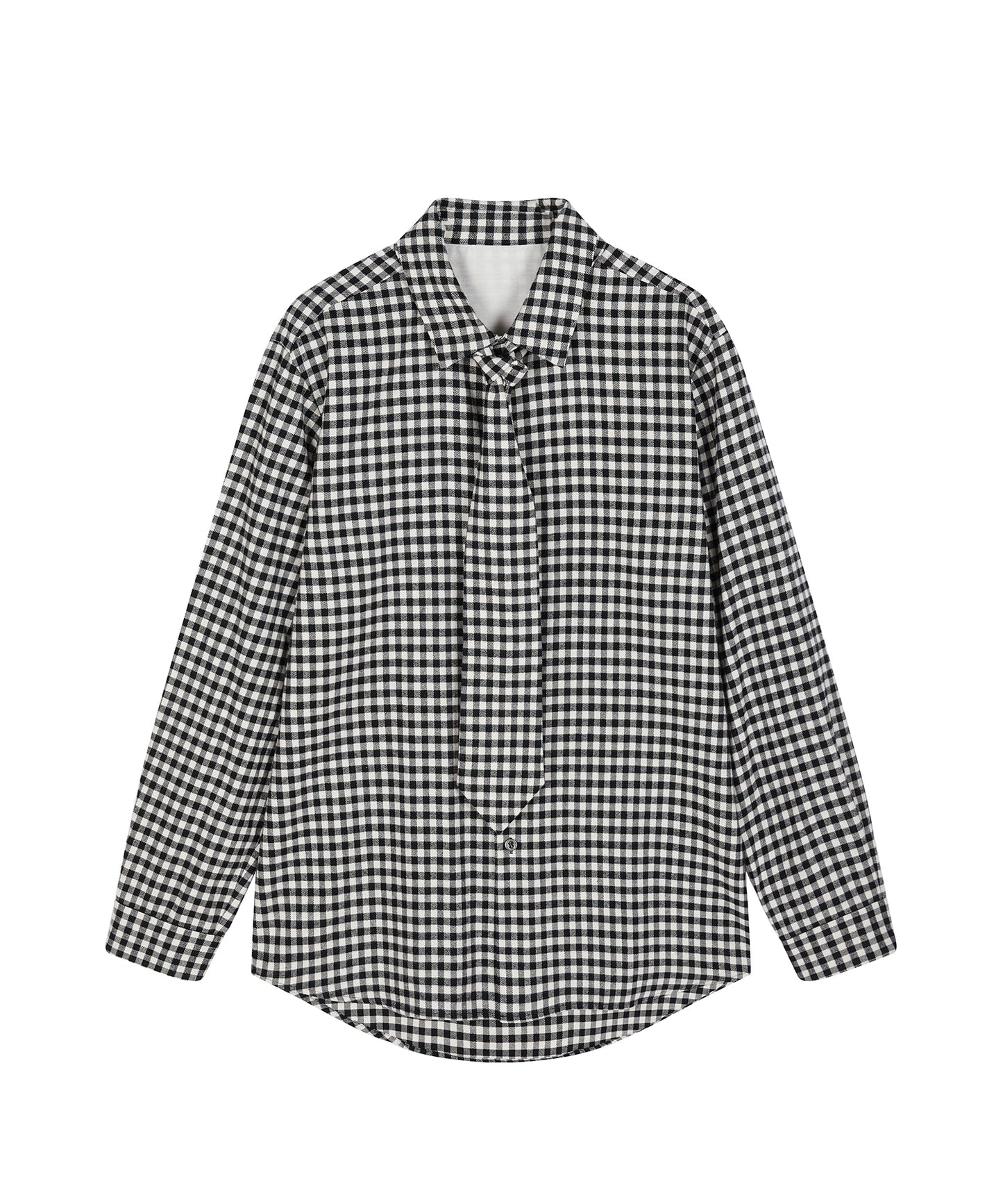 [CROQUIS] Brushed Cotton Gingham Shirt