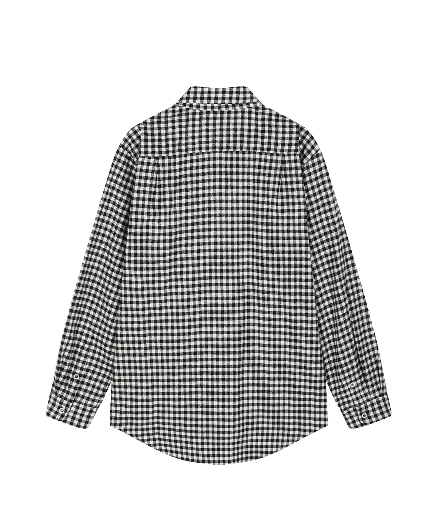 [CROQUIS] Brushed Cotton Gingham Shirt