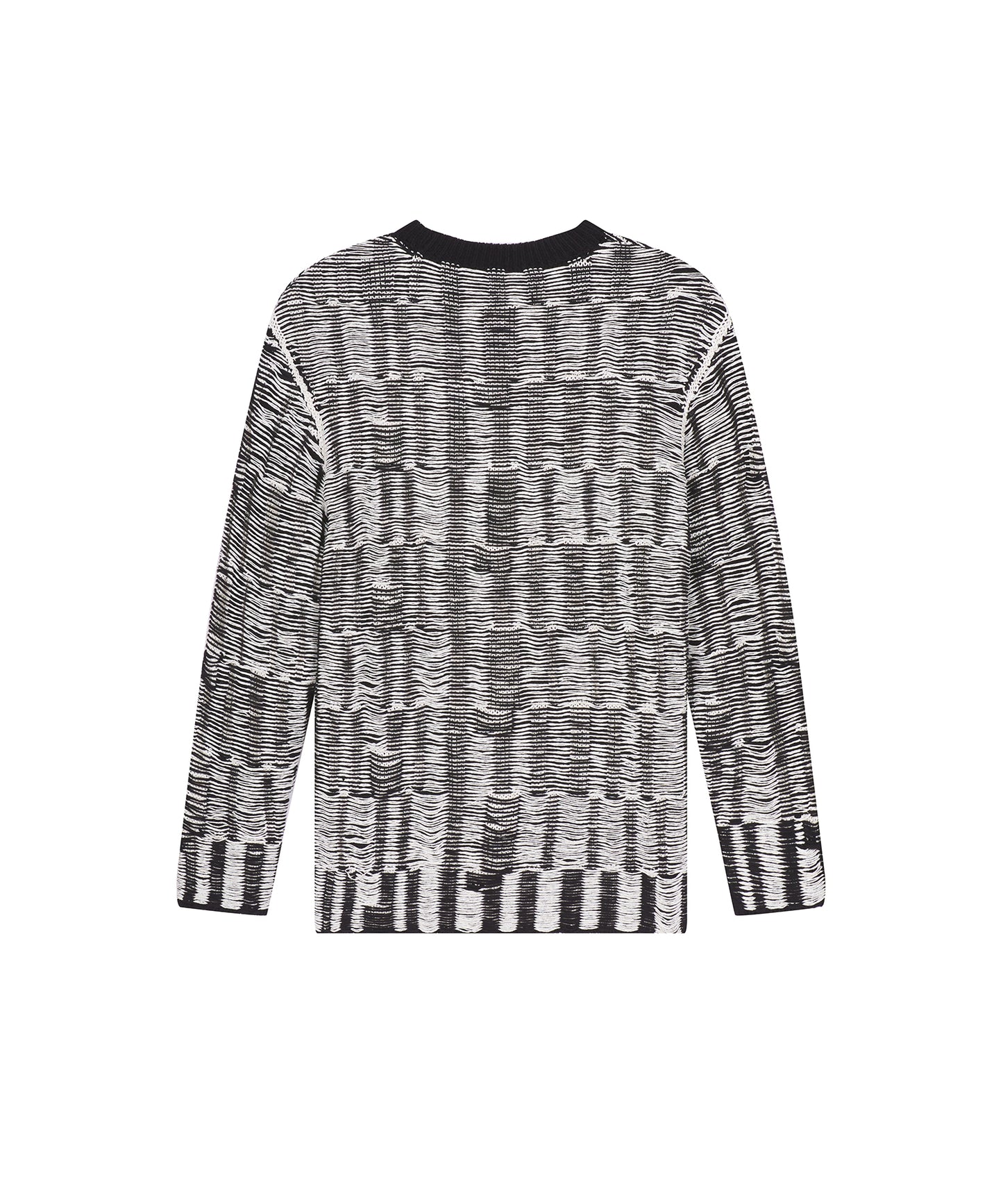 [CROQUIS] Textured Stripe Jacquard Sweater