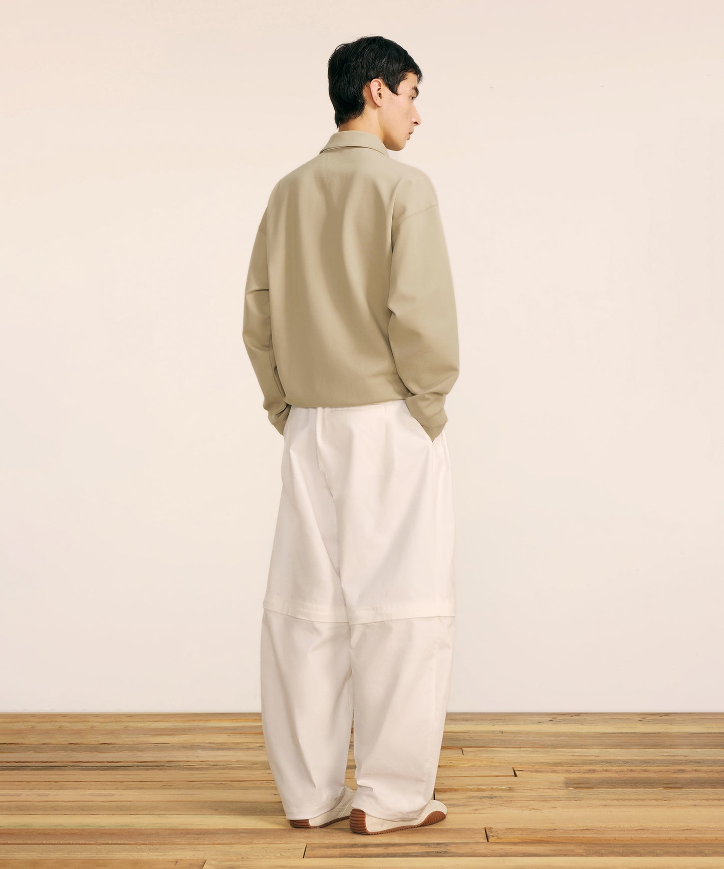 [CROQUIS] Boxy Half-zip Sweatshirt