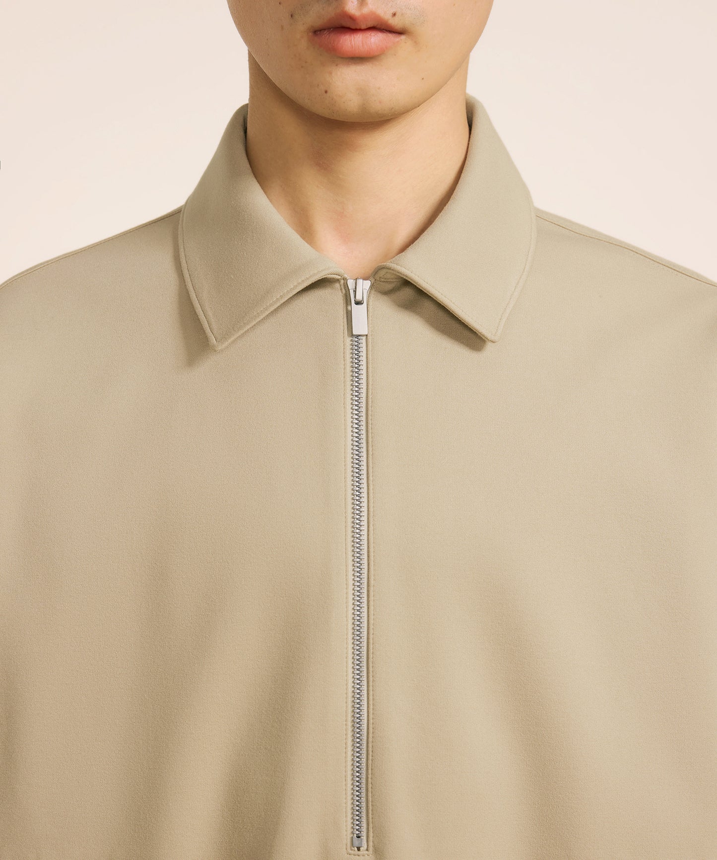 [CROQUIS] Boxy Half-zip Sweatshirt