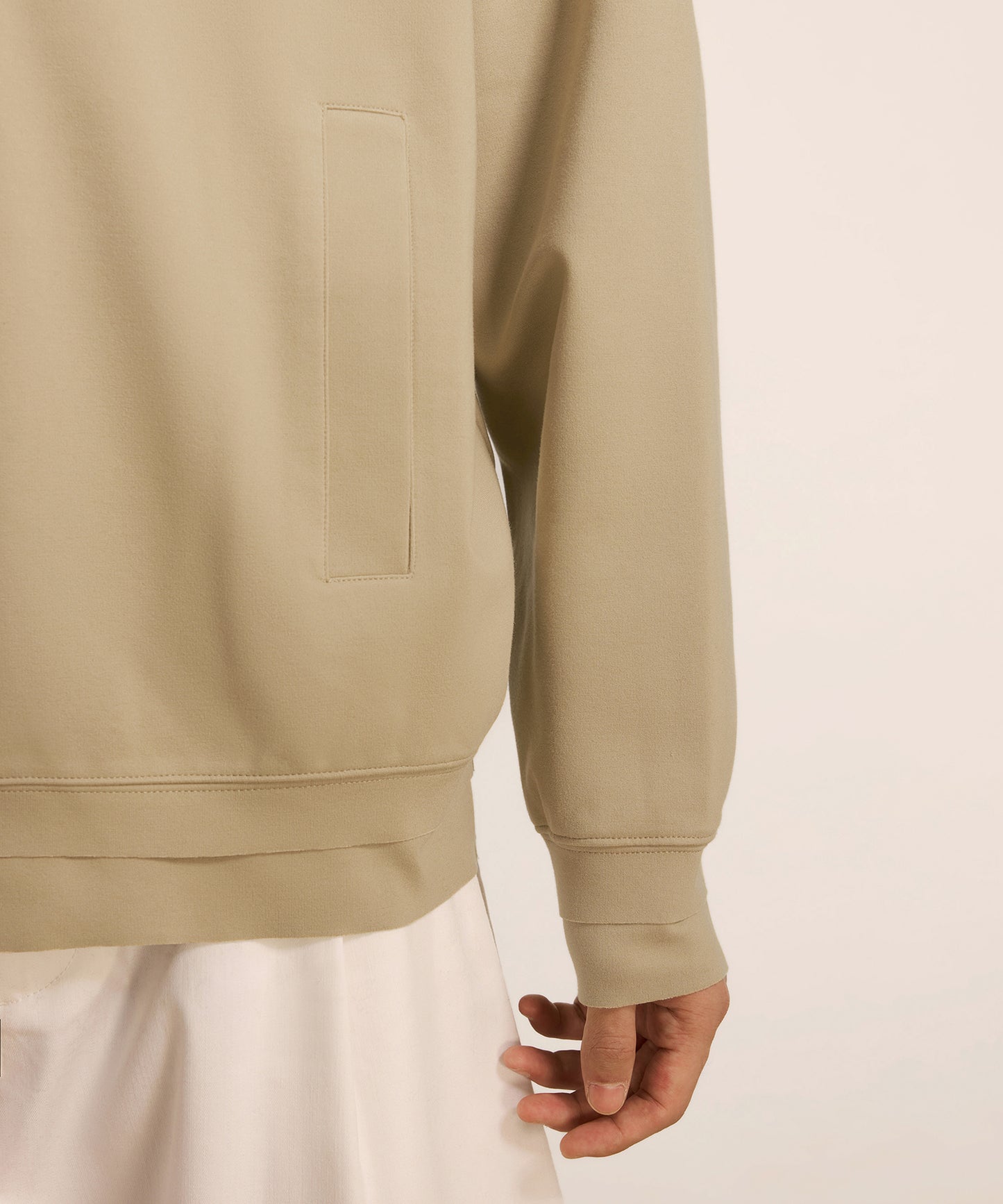 [CROQUIS] Boxy Half-zip Sweatshirt