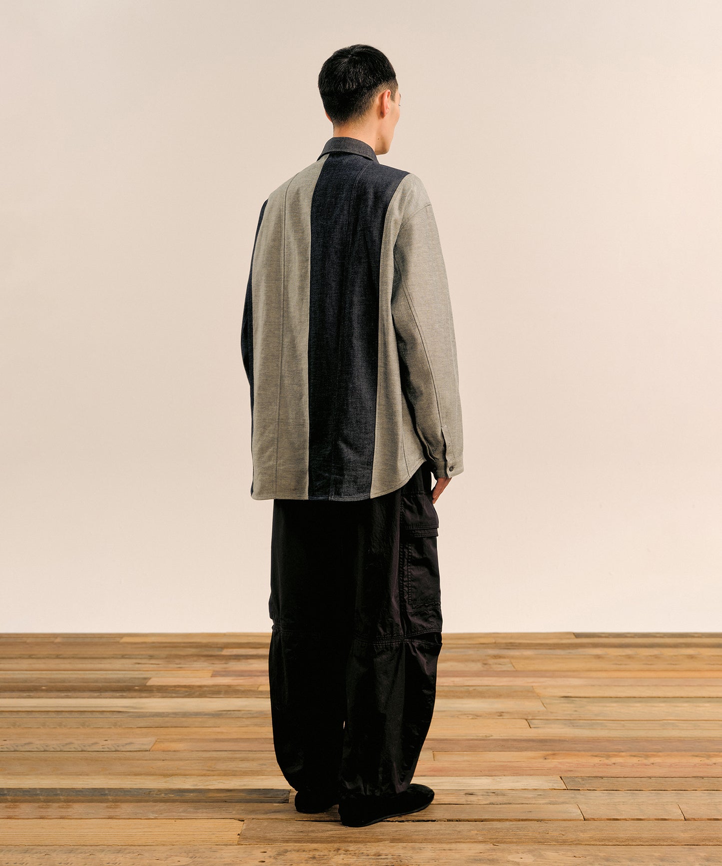 [CROQUIS] Wide-leg Parachute Trousers