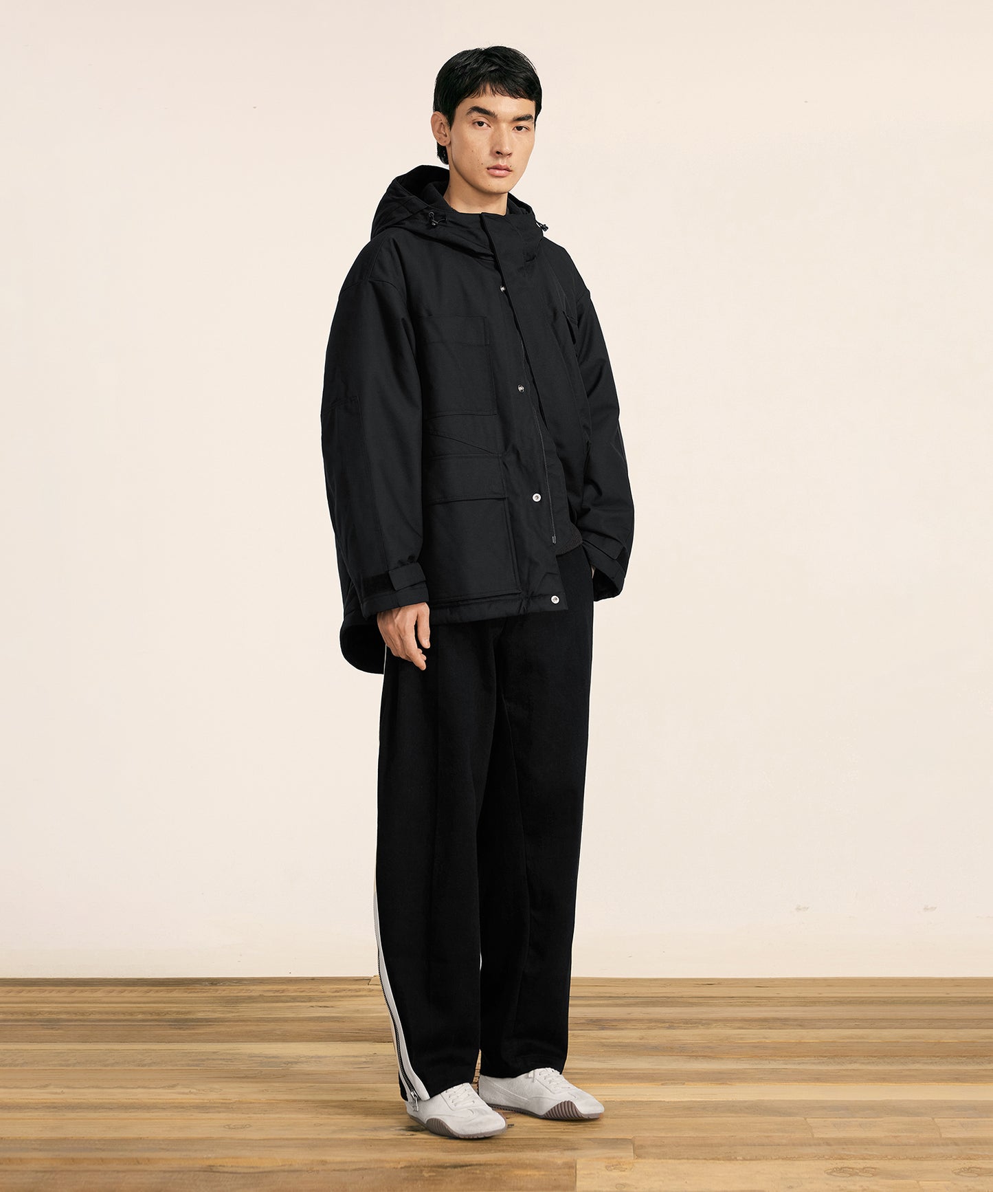 [CROQUIS] Convertible Zip Denim Trousers