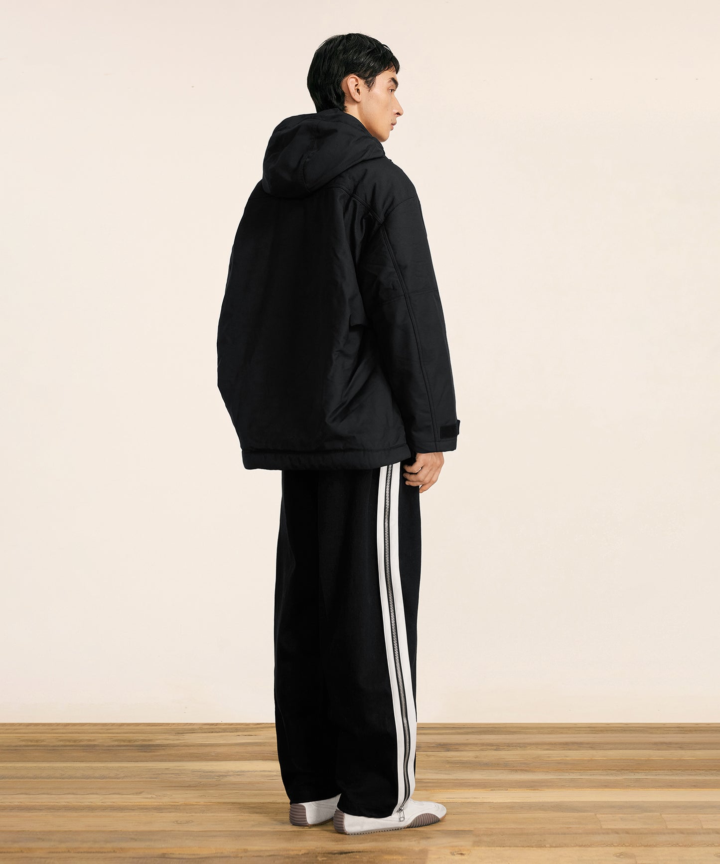 [CROQUIS] Convertible Zip Denim Trousers